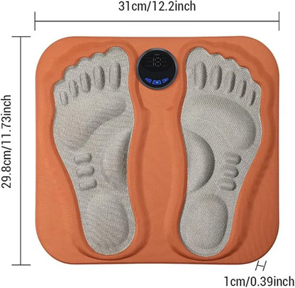 EMS Foot Massager - Cordless Heat & Pulse Mat