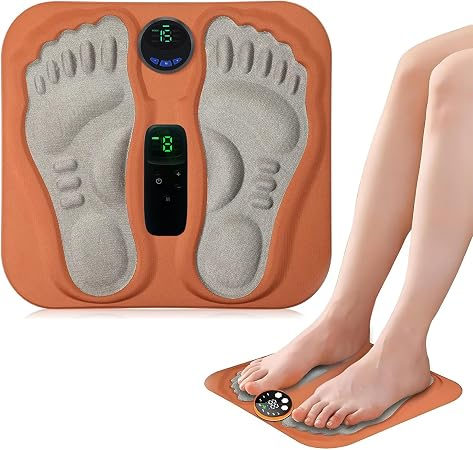 EMS Foot Massager - Cordless Heat & Pulse Mat