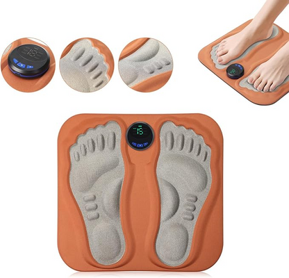 EMS Foot Massager - Cordless Heat & Pulse Mat