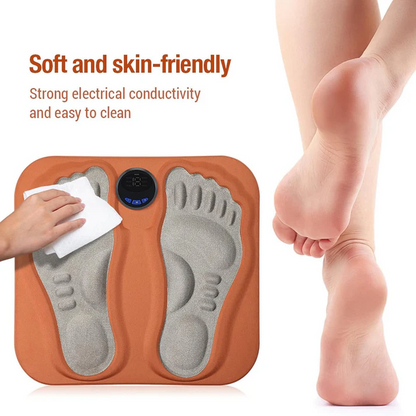 EMS Foot Massager - Cordless Heat & Pulse Mat