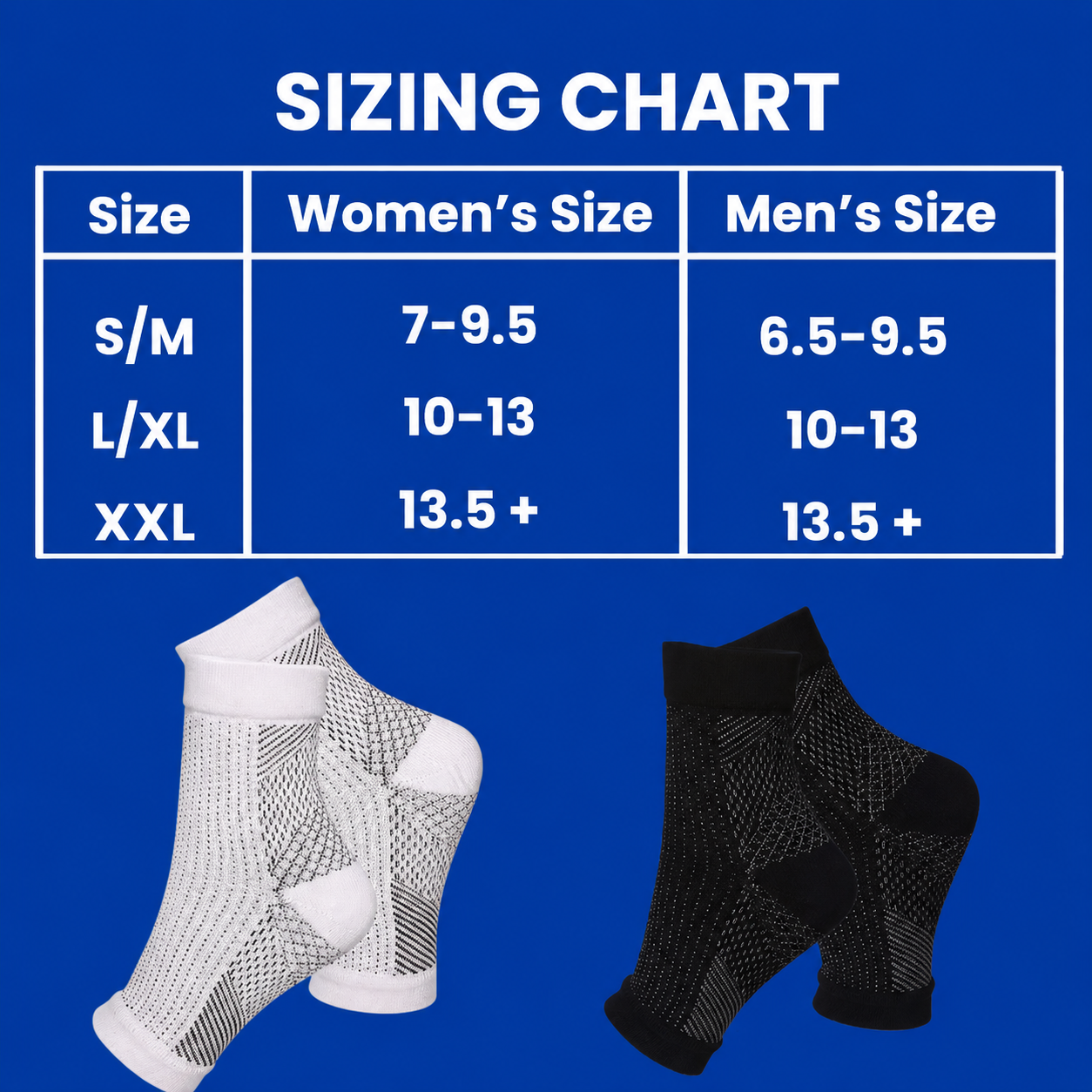 Foot & Ankle Sleeve Compression Socks