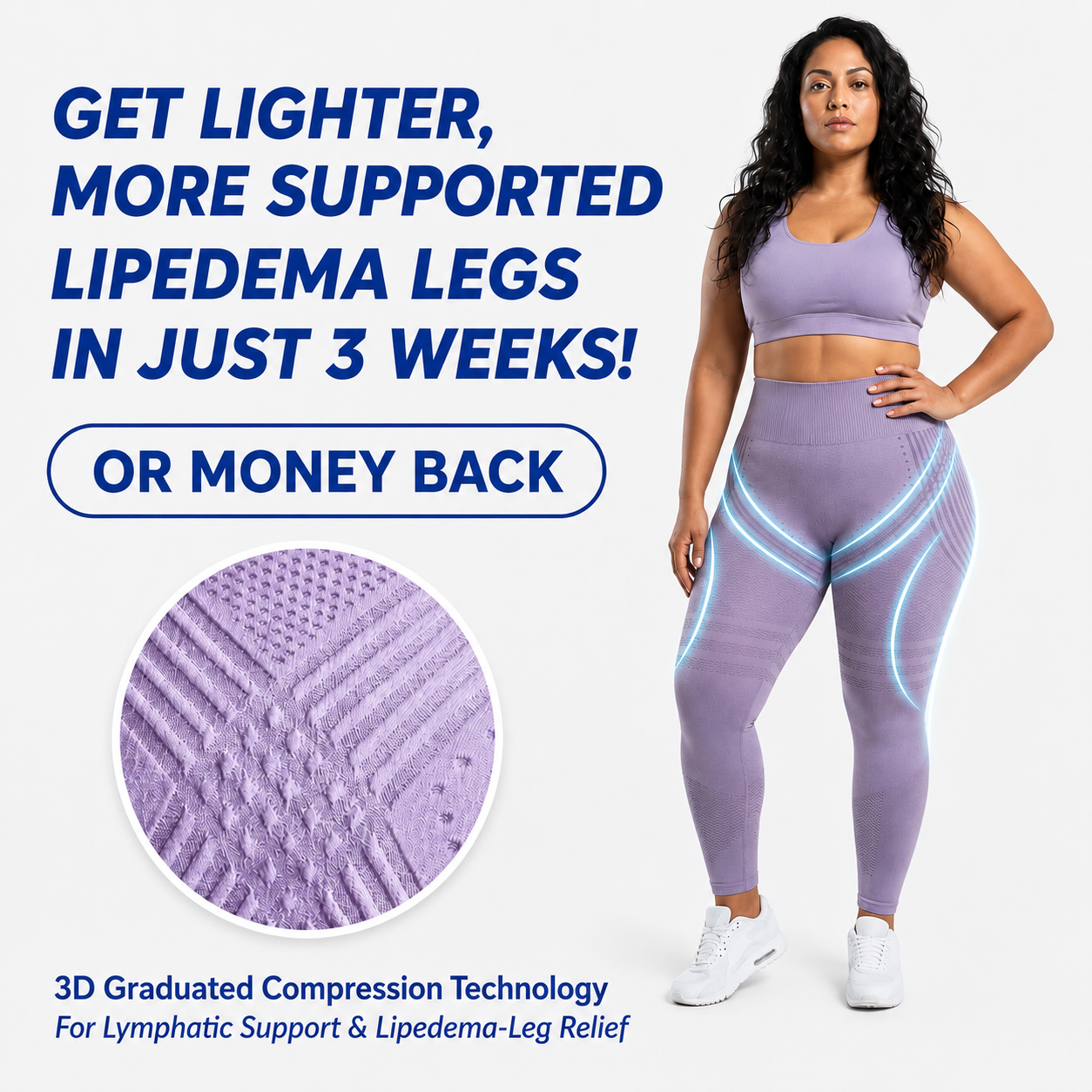 Cellumove 3D legging - say goodbye to lipedema pain and swelling naturally