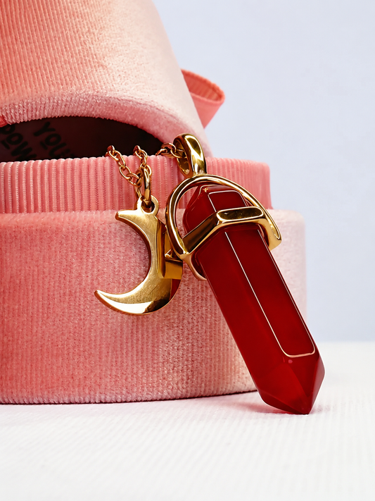 The Bad B*tch Carnelian Necklace