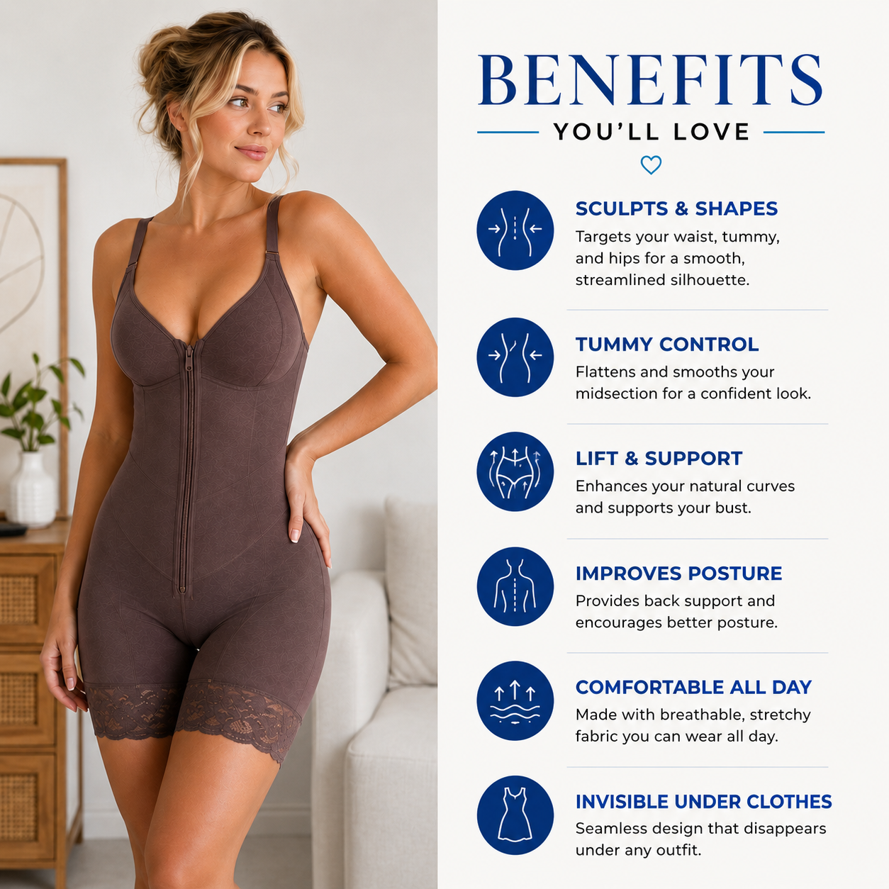 Everyday Sculpt Bodysuit – Invisible Support, Smoothing & Shaping
