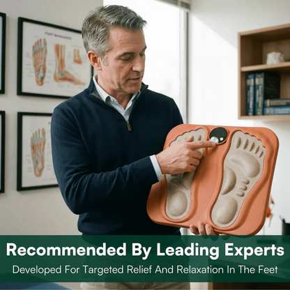 EMS Foot Massager - Cordless Heat & Pulse Mat